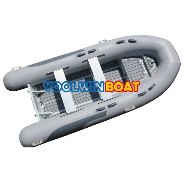 360 Open Durable Aluminum RIB RHIB Rowing Boat for Fishing