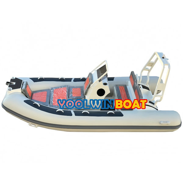 3.9m Aluminum Rigid Inflatable RIB Boat with Sunbed