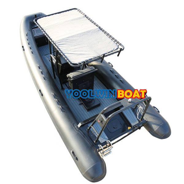 Ocean Deep V 680 Aluminum Orca Hypalon Power RIB Boat