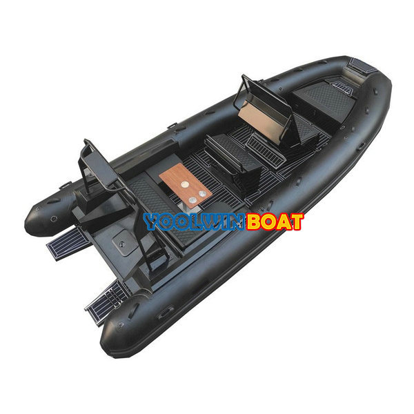 22ft Sport Aluminum Semi Rigid Orca Hypalon Fishing RIB Boat 