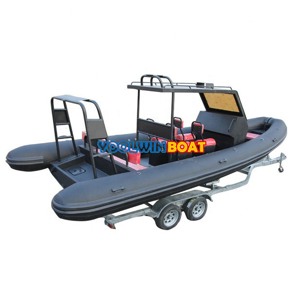 760 Patrol Aluminum RIB Semi Rigid Inflatable Boat with CE