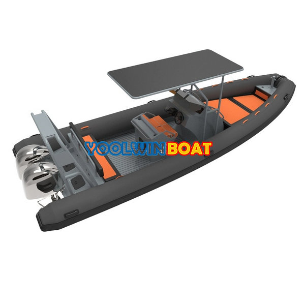 760 Family Leisure Heavy Duty Hypalon Aluminum RIB Boat Italy Price