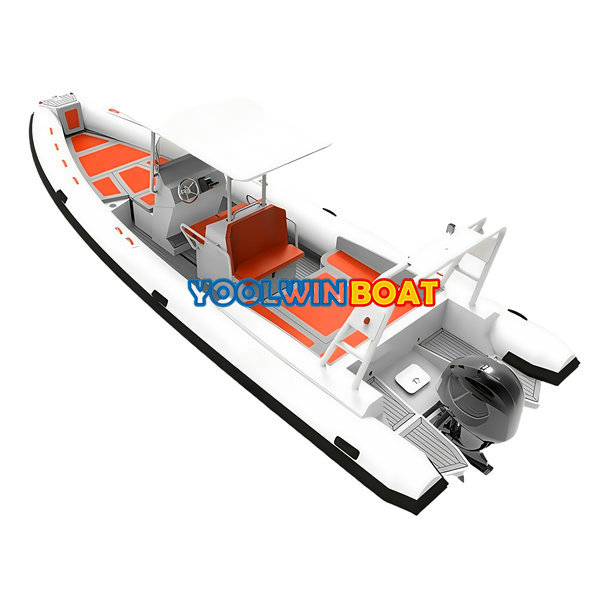 860 Deluex Stepped Aluminum Hull Rigid Inflatable RIB Boat