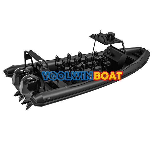 28ft 860 Patrol Alumium Police RIB Boat with Jockey Seats