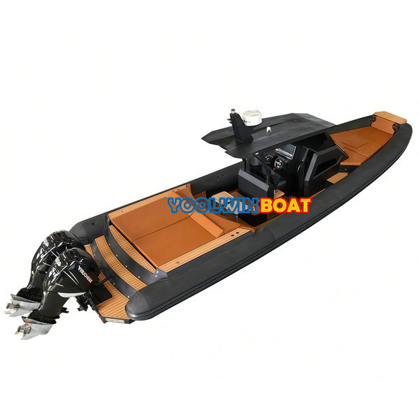 35ft Luxury Recreation Cabin Aluminum RIB Boat with Toilet