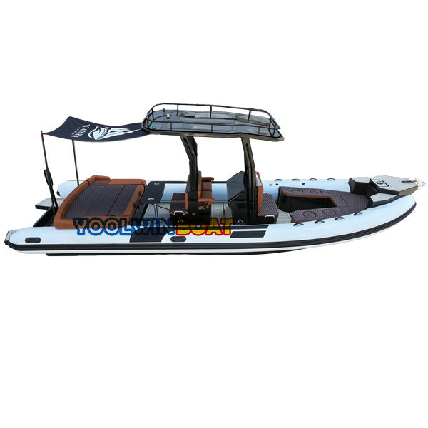 860 Recreational Aluminum RIB Boat with Hard T-top