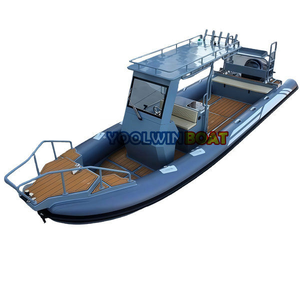 860 Cabin Patrol Aluminum RIB Boat for Scuba Diving 