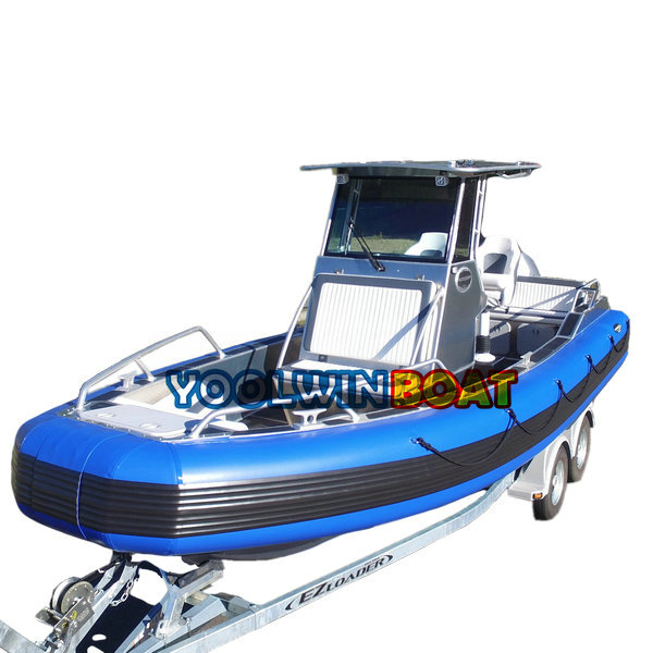 650 Hard T-top Foam Collars Aluminum RIB Boat for Patrol