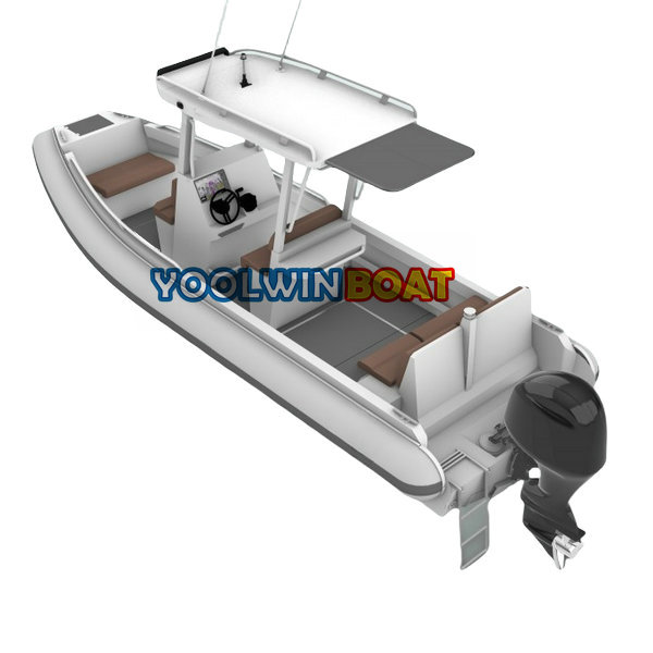 750 Coast Guard Foam Collard Aluminum RIB Boat for Rescue