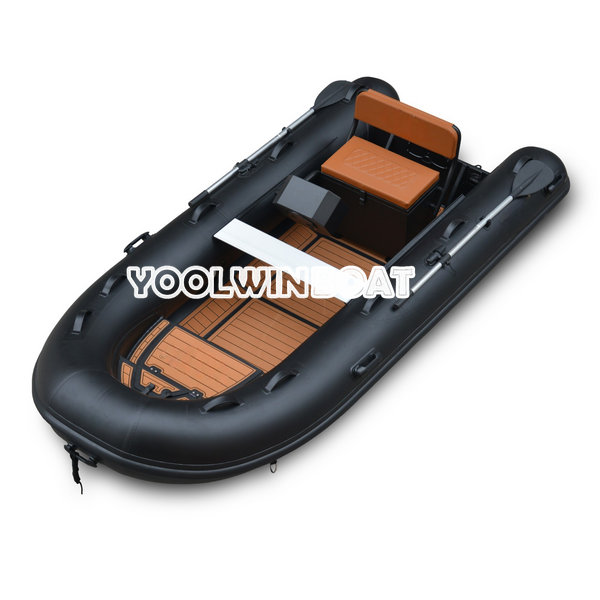 13ft PVC Rubber Fishing Sport Aluminum RIB Boat with Outboard Engine