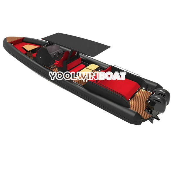 1060 Luxury Speed Aluminum Inflatable RIB Boat with Sunbed