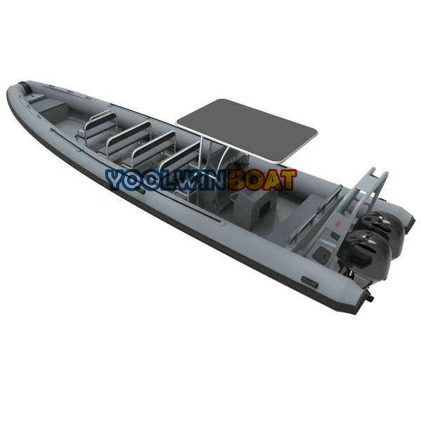 35ft Aluminum Tourism Inflatable RIB Boat for 25 Passengers