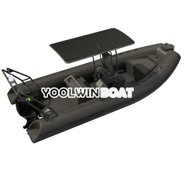 22ft Sport Aluminum Inflatable RIB Boat Navy For Sale Near Me