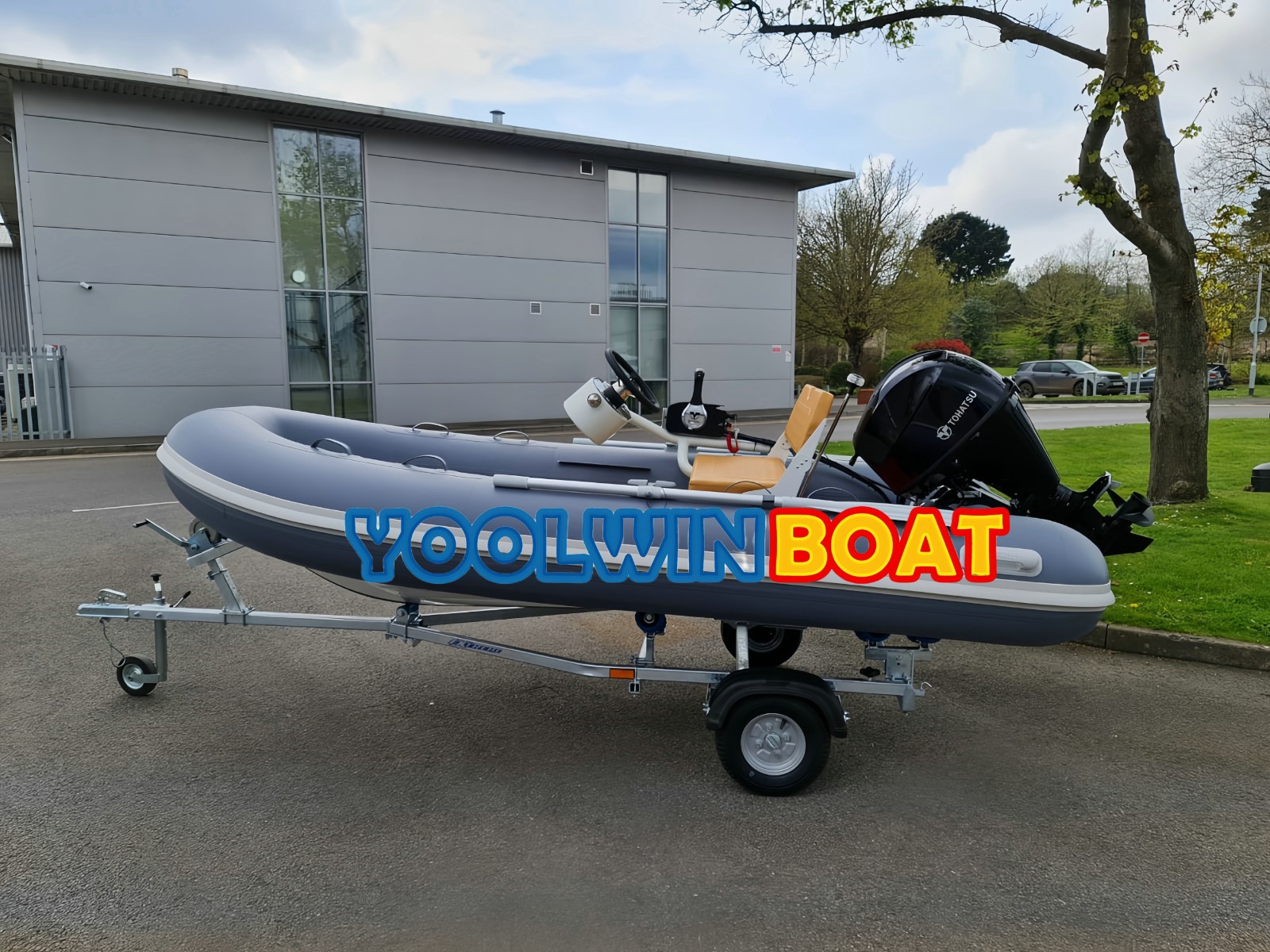 330 small tender aluminum rib boat