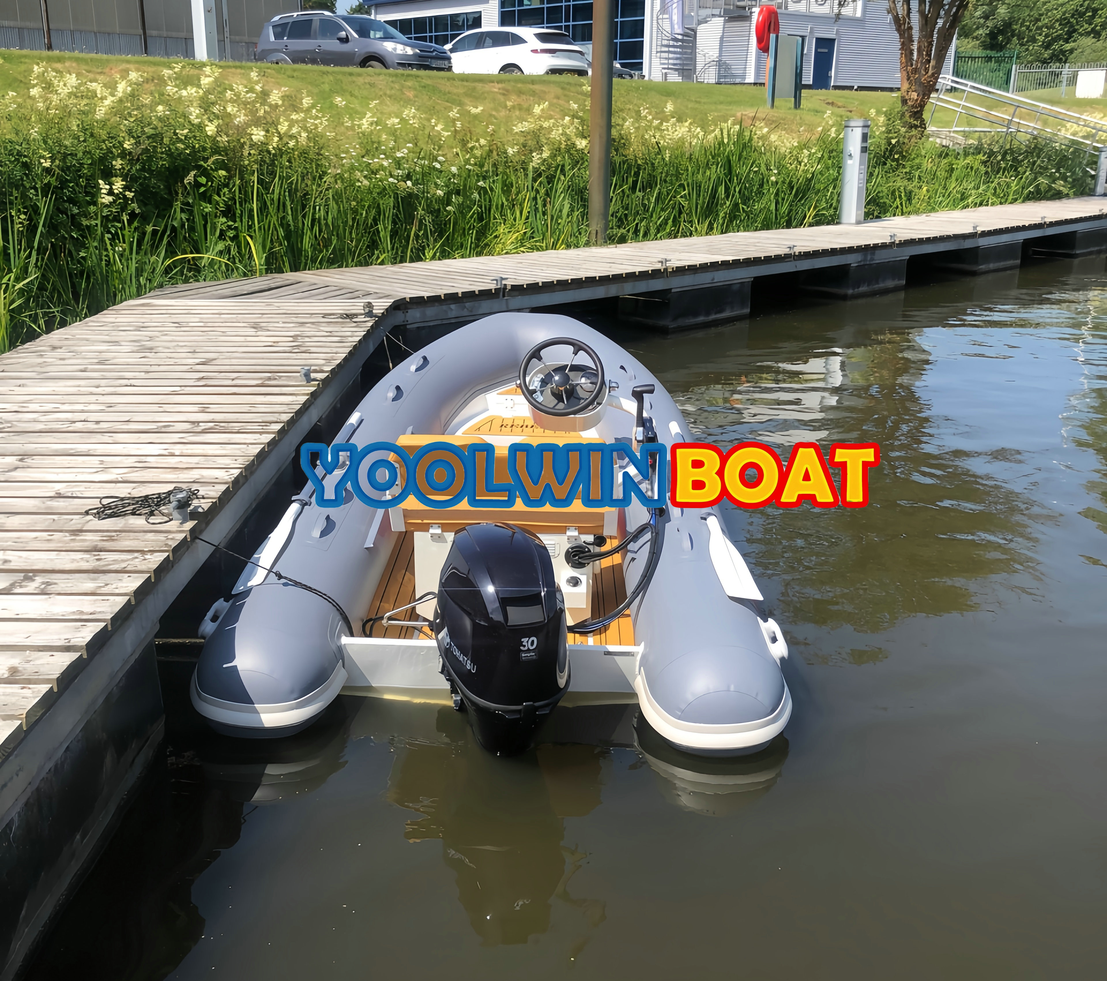 330 leisure aluminum rib boat