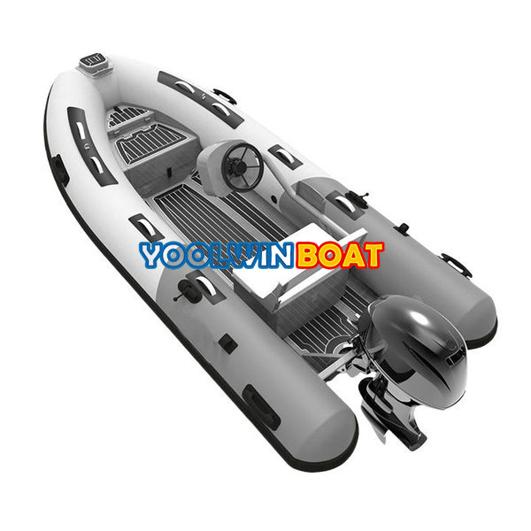 390 sport aluminum rhib boat