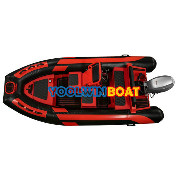 390 aluminum rib boat with CE