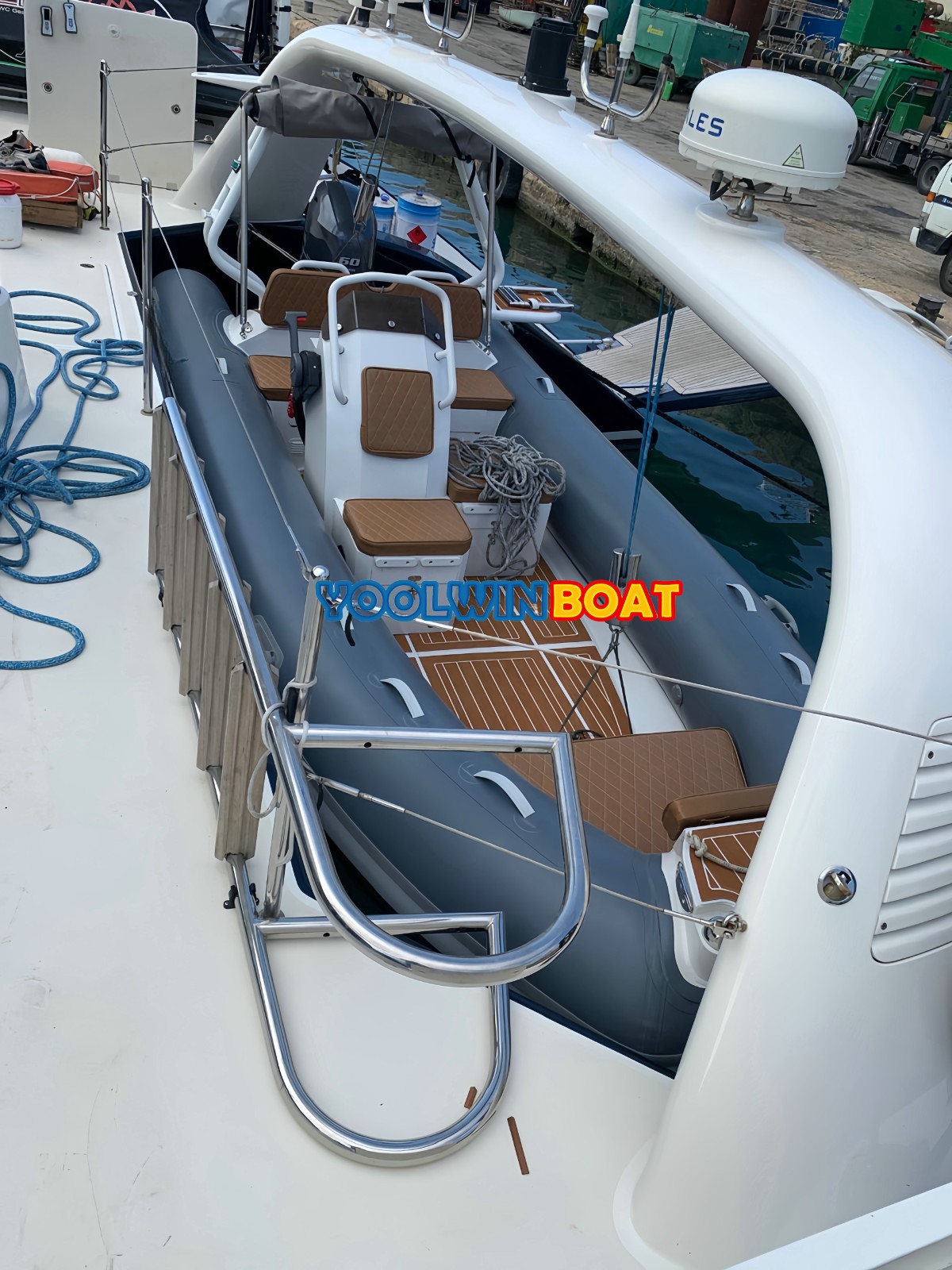 480 tender aluminum rib boat