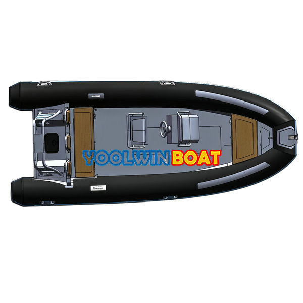 520 fishing aluminum rib boat