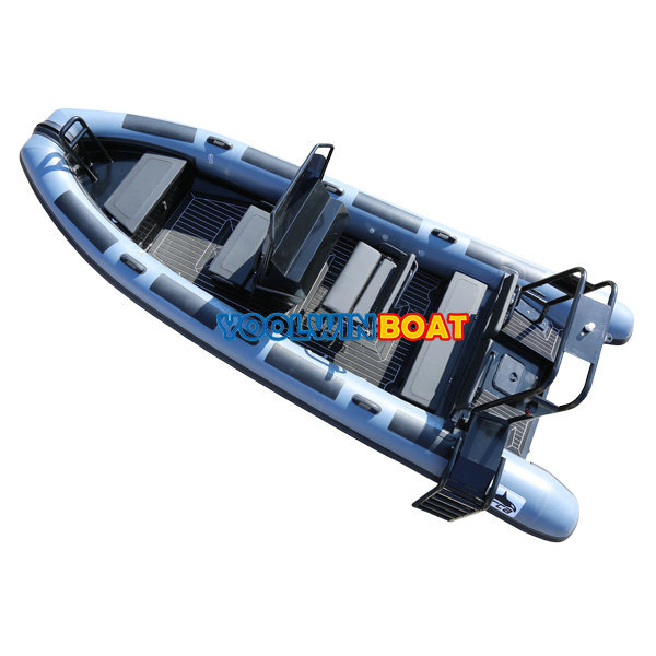 580 aluminum rib boat with ladder