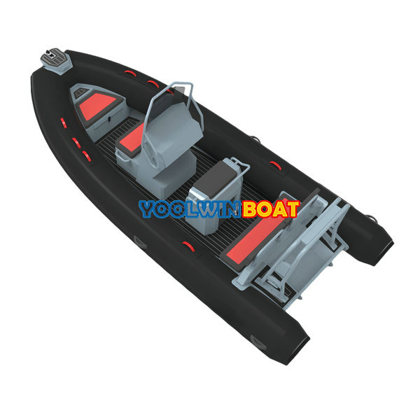 580 medium aluminum rib boat