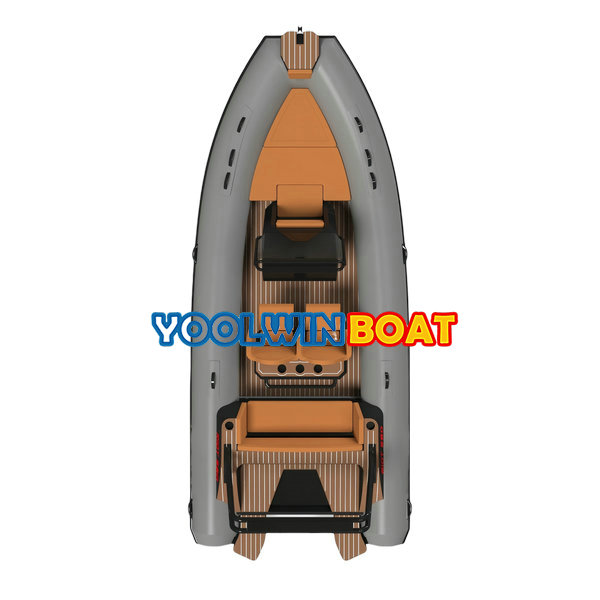 580 aluminum rib boat with sunbed