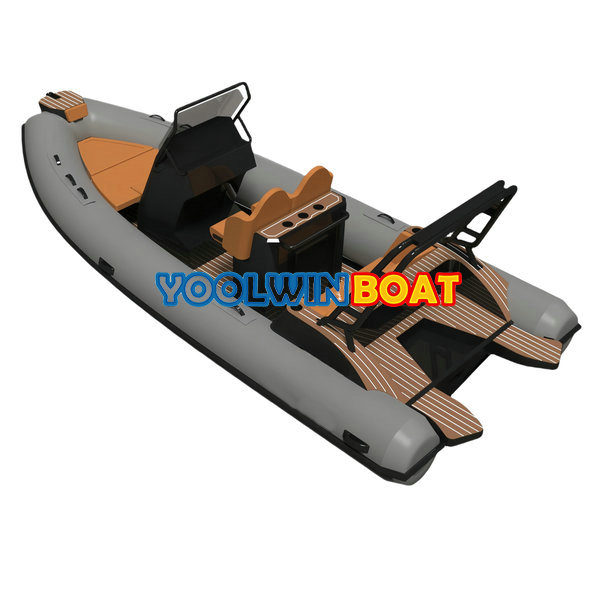 580 rowing aluminum rib boat