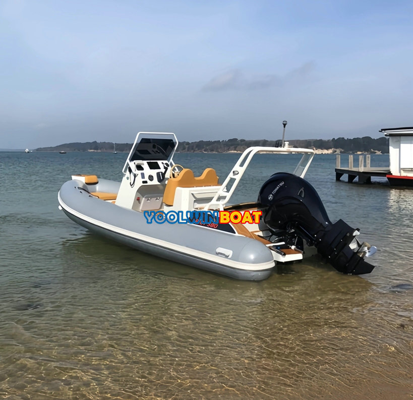 5.8m family leisure aluminum rib boat