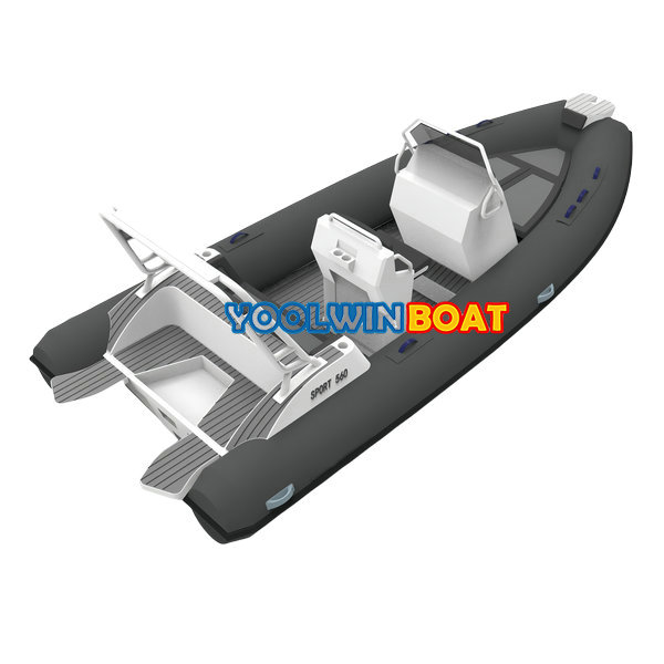 580 family aluminum rib boat