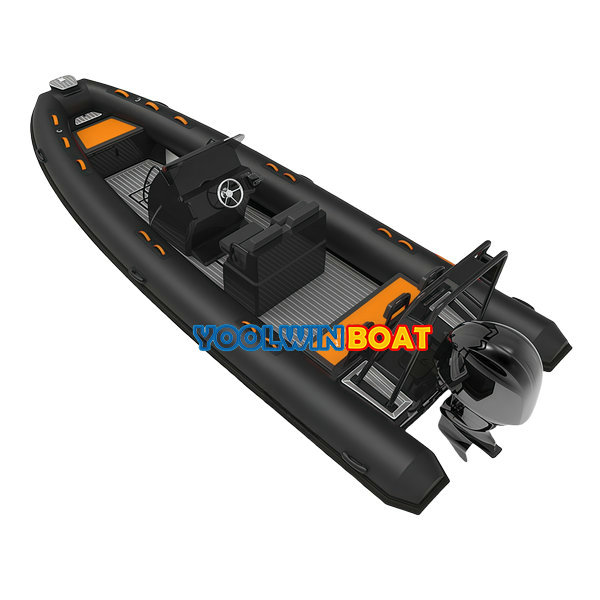 680 aluminum fishing rib boat