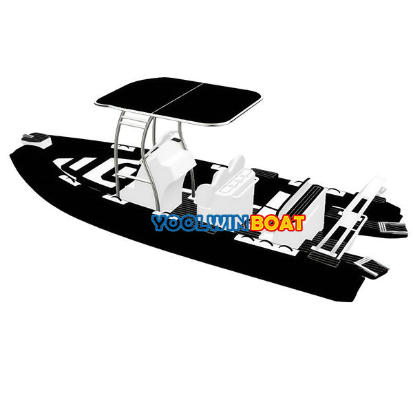 680 deluex aluminum rhib boat