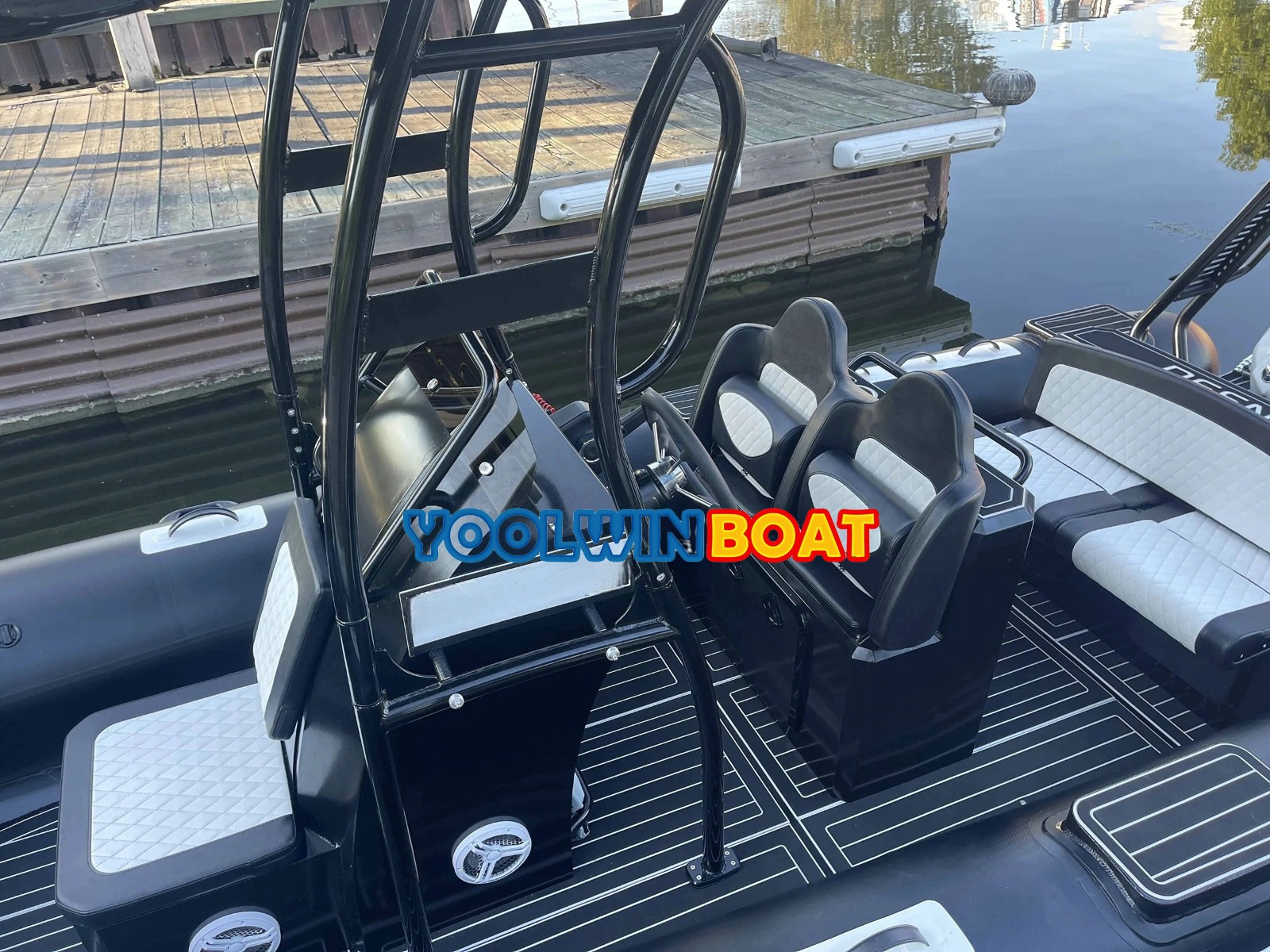 680 rib boat driver seat