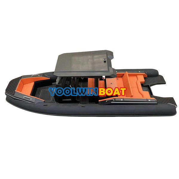 760 aluminum rib boat with table