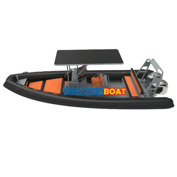 25ft leisure aluminum rib boat