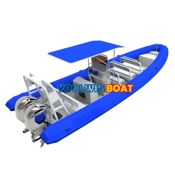 860 resuce aluminum rhib boat