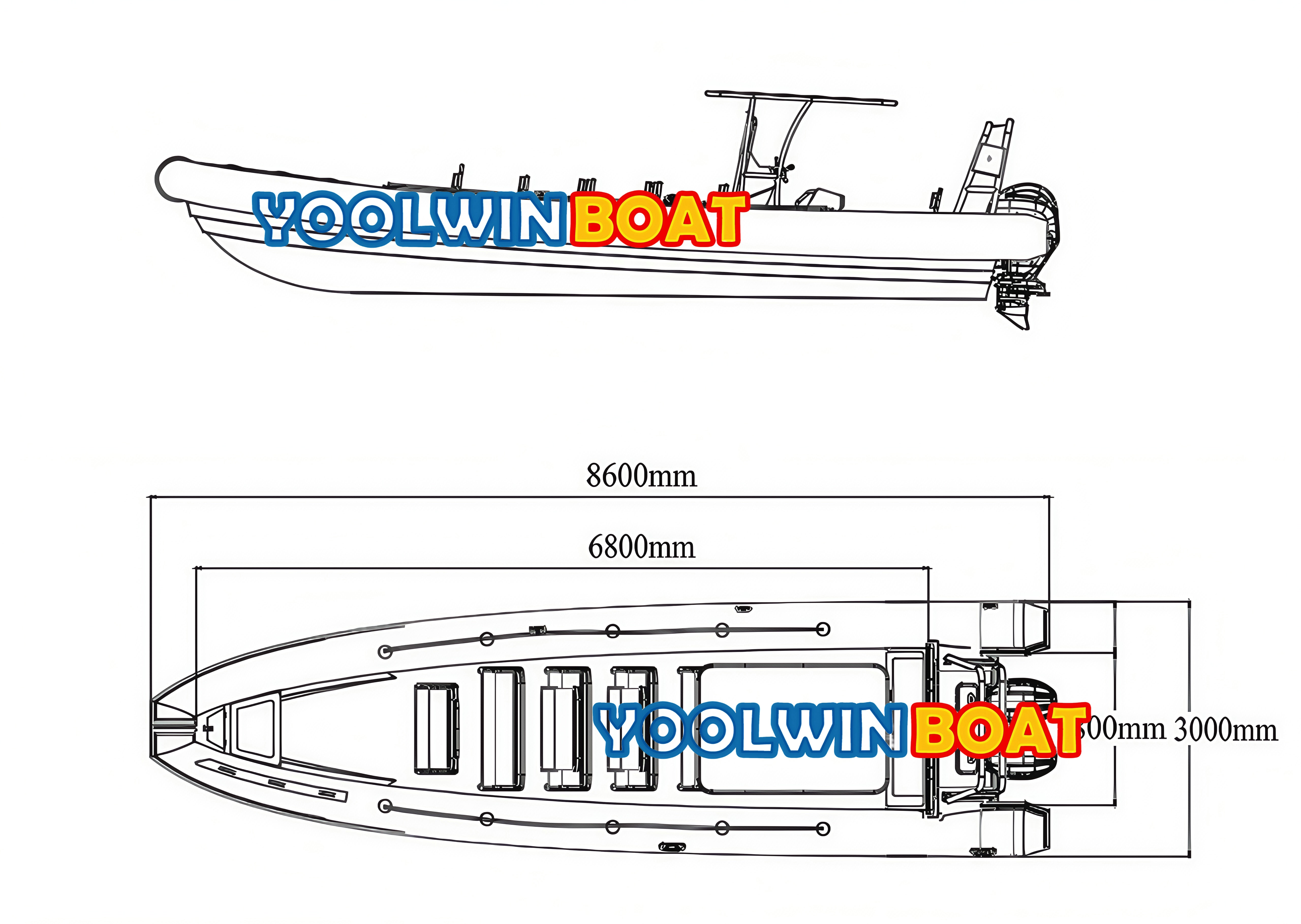 860 passenger rhib boat