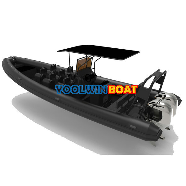 960 aluminum passenger rib boat