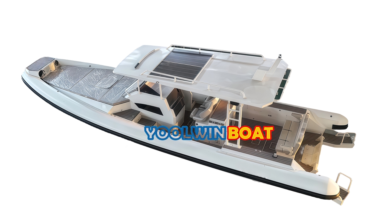 960 cabin aluminum rib boat