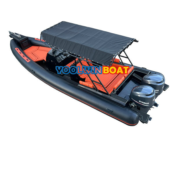 860 fishing aluminum rib boat