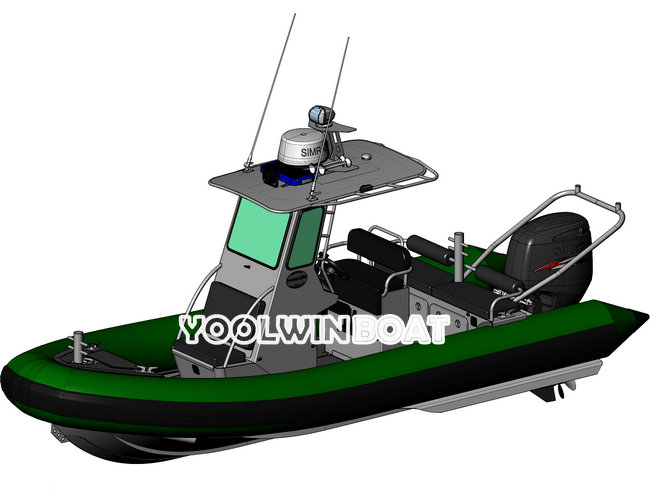 680 cabin rhib boat