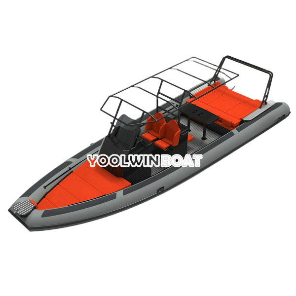 860 luxury aluminum rib boat