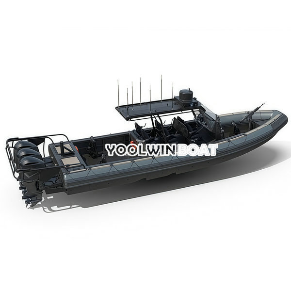 960 rescue aluminum rib boat