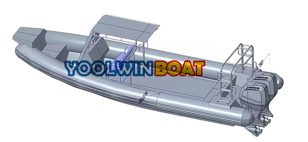 860 army aluminum rib boat