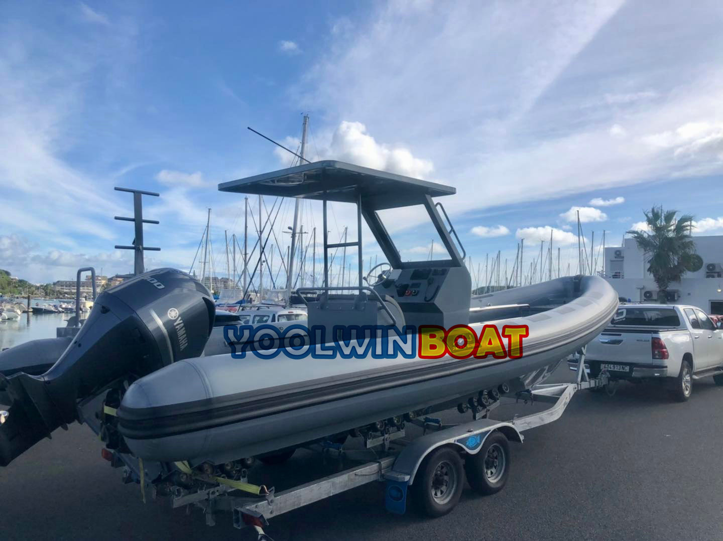 28ft cabin diving rib boat