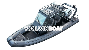 800 coast guard aluminum rib boat