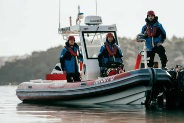 800 fire fighting aluminum rib boat