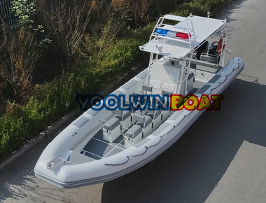 960 patrol aluminum rib boat for government rescue