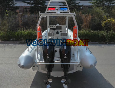 960 coast guard aluminum rib boat for police