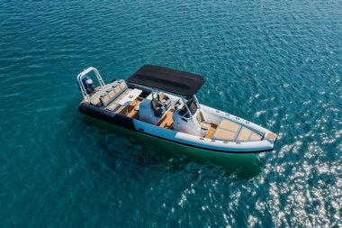 900 cruising aluminum rhib boat