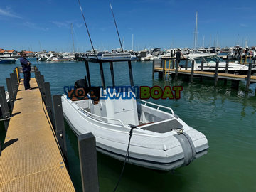 750 coast guard hard foam rib boat